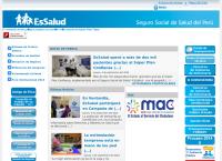 Sitio web de ESSALUD Centro Asistencial Policlínico Chosica