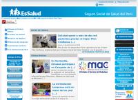 Sitio web de ESSALUD Centro Asistencial Policlínico Hermana María Donrose Sutmöller