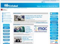 Sitio web de ESSALUD Centro Asistencial Policlínico Pedro Reyes Barboza