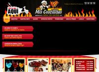 Sitio web de Mis Costillitas Ribs & Piqueos Parrilleros