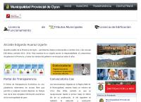 Sitio web de MIMDES  - Municipalidad Provincial de OYON