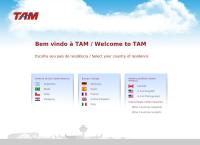 Sitio web de Tam Air Lines