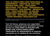 Sitio web de E.l. Taxi 24 Horas