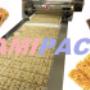 Línea automática para producir barras de cereal energéticas o dietéticas. Los equipos en línea para la preparación de barritas.