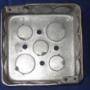 cajas cuadradas galvanizadas