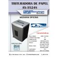 Destructor de Papel Jinpex AX-3524S