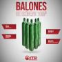 PREVENTA DE BALONES DE OXIGENO DE 10m3