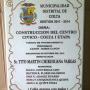 Placa Municipalidad de Colta - Sara Sara