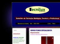 Sitio web de Servicio Tecnico Tecnilux - Refrigeradoras, Lavadoras, Aire Acondicionado/ Lima Peru