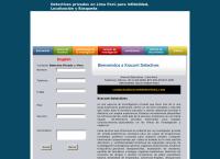 Sitio web de Kracont Detectives