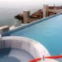 piscina en terrazo pulido