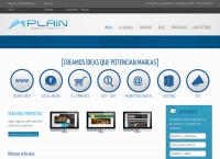 Sitio web de Plain Agencia Creativa