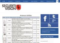 Sitio web de Securiti Vision Sac