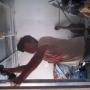 instalando muros drywall