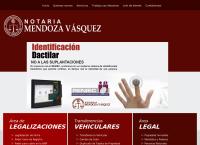 Sitio web de Notaría Mendoza Vásquez