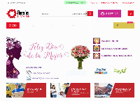 Sitio web de Florerías Lima