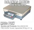 Balanza de Precision Tscale Modelo PRW de 30kg 60kg x 0.5 1g