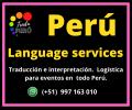 Lima Ica language services traducción idiomas Perú