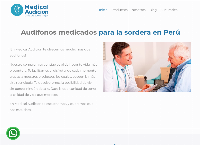Sitio web de Medical Audicion Perú