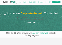 Sitio web de Alojaweb.pe - Alojamiento web