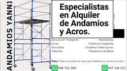 Alquiler de Andamios Yanni