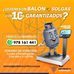 gas delivery jesus maria 24 horas
