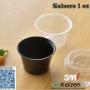 Salsero 1 oz negro