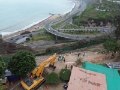 Excavaciones y Movimiento de Tierra para realizar el puente bicentenario Miraflores y Barranco