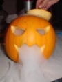 Hielo seco en Halloween