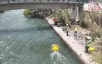 Batimetría de río con embarcación no tripulada